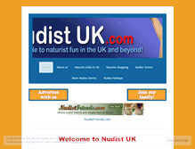 Tablet Screenshot of nudistuk.com